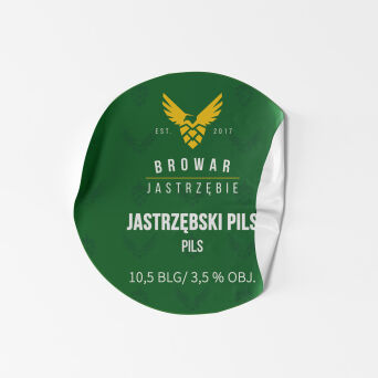 Mała naklejka Jastrzębski pils